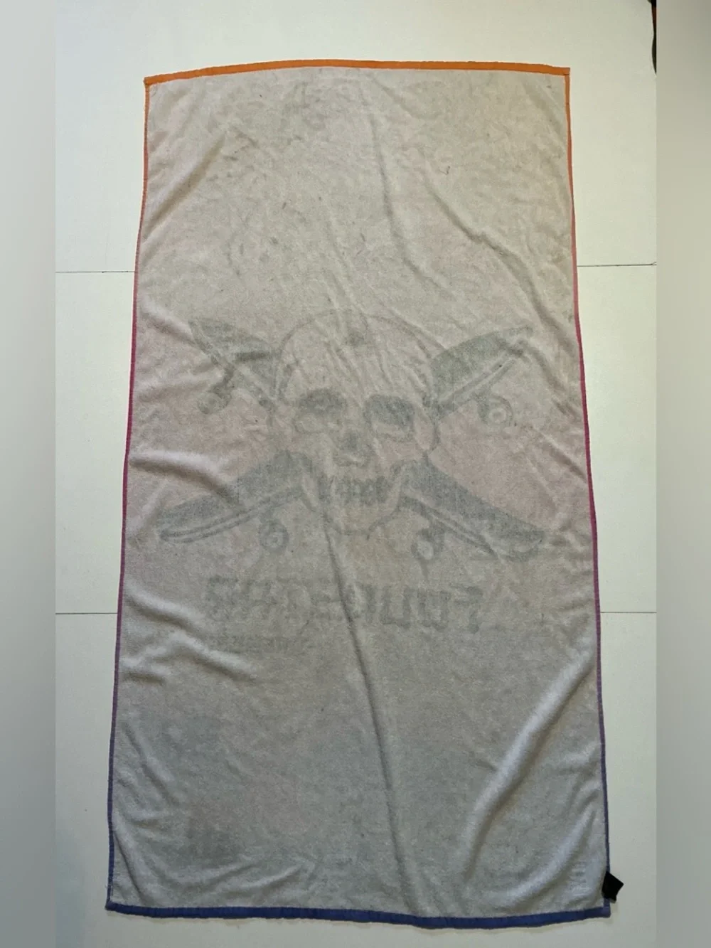 Fourstar X Eric Dressen Skateboarding Skull Crossbones Boards Beach Towel
